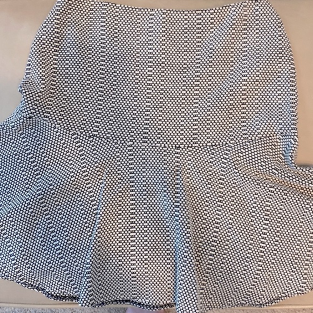 Black and white skater skirt! NWOT